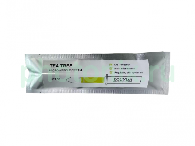 SPONGE CREAM гель со спикулами Tea Tree